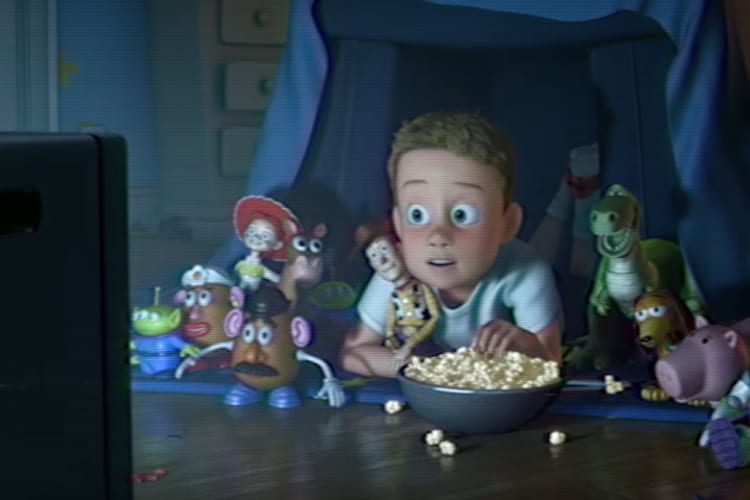 A screenshot from the trailer for Disney's Toy Story 3