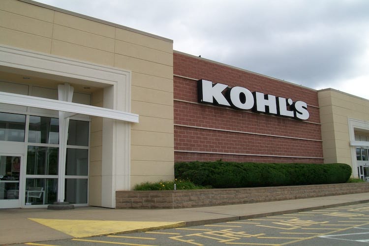 A Kohl's department store building from the outside